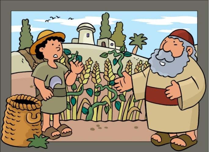 La parábola de la mala hierba y el trigo – Free Kids Stories